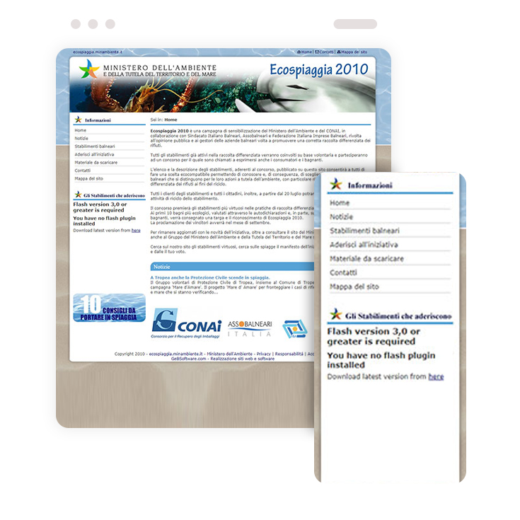 Ministero dell'Ambiente - Ecospiaggia