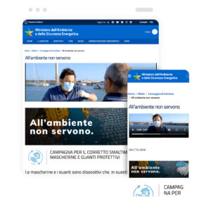 Ministero dell'ambiente - Mascherine